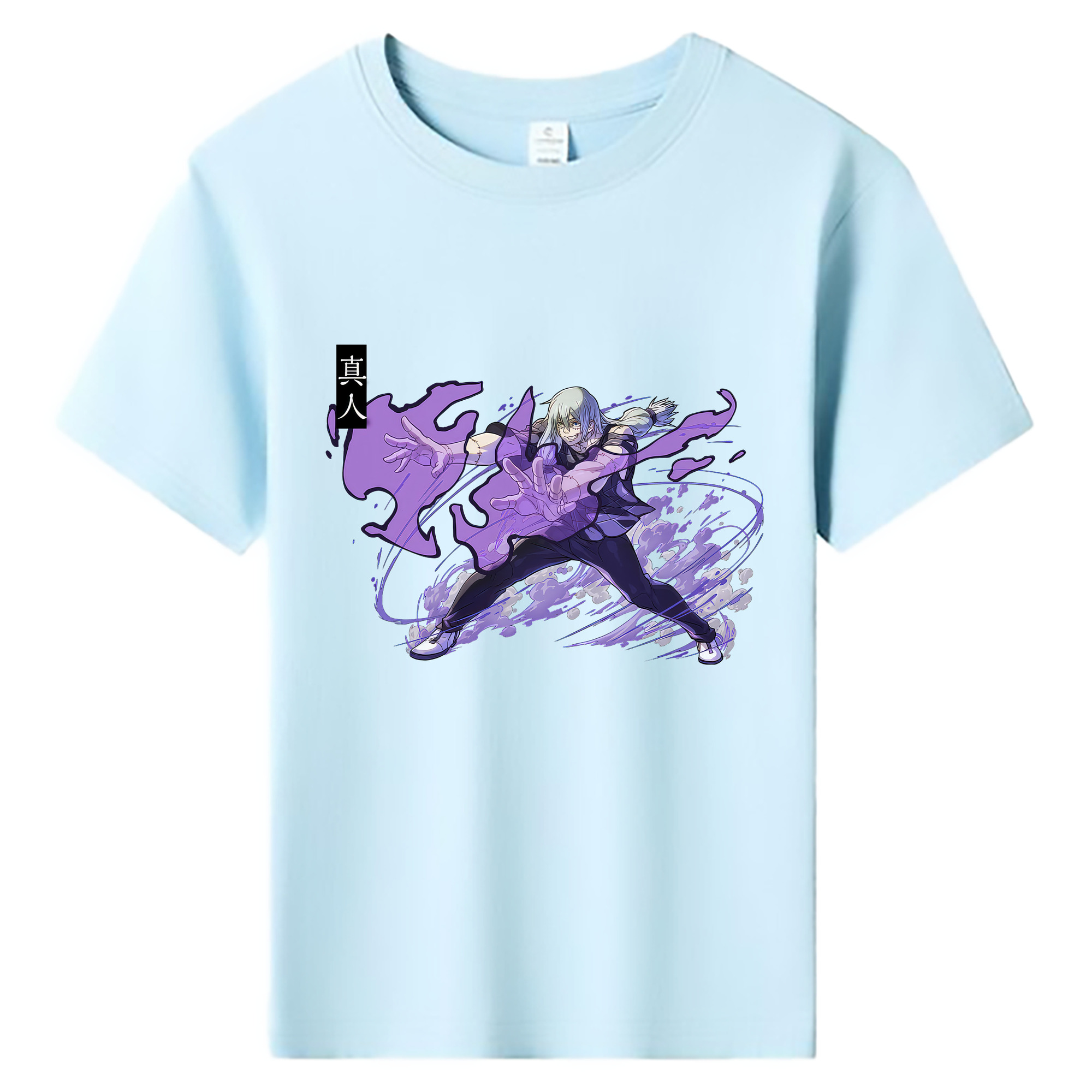 （画像用） 呪術廻戦 Jujutsu Kaisen 綿100％キッズTシャツ（フロントプリント）